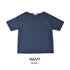 【日本製】 tシャツ メンズ 半袖 厚手 ボートネック 大きいサイズ 綿100% ハードコットン 無地 サックス(FL23SS-015M-sa)